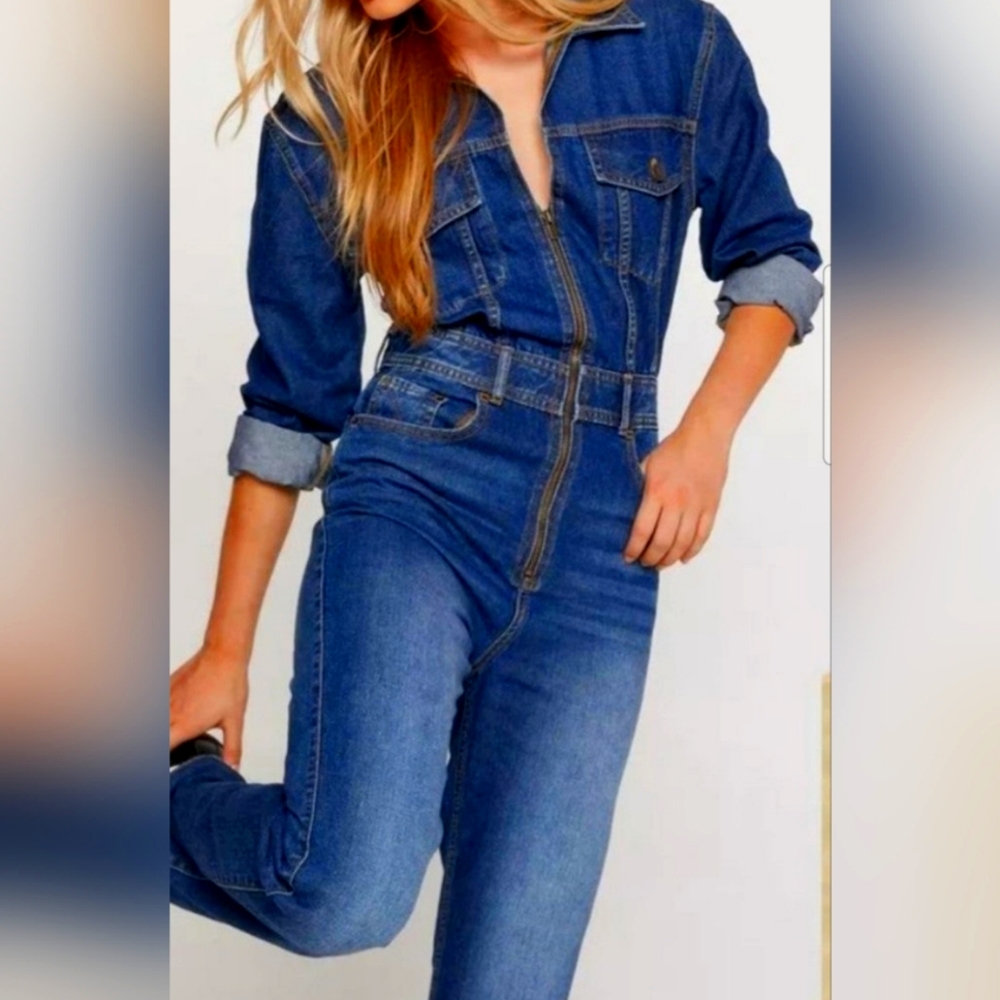 Denim Boiler Jumpsuit